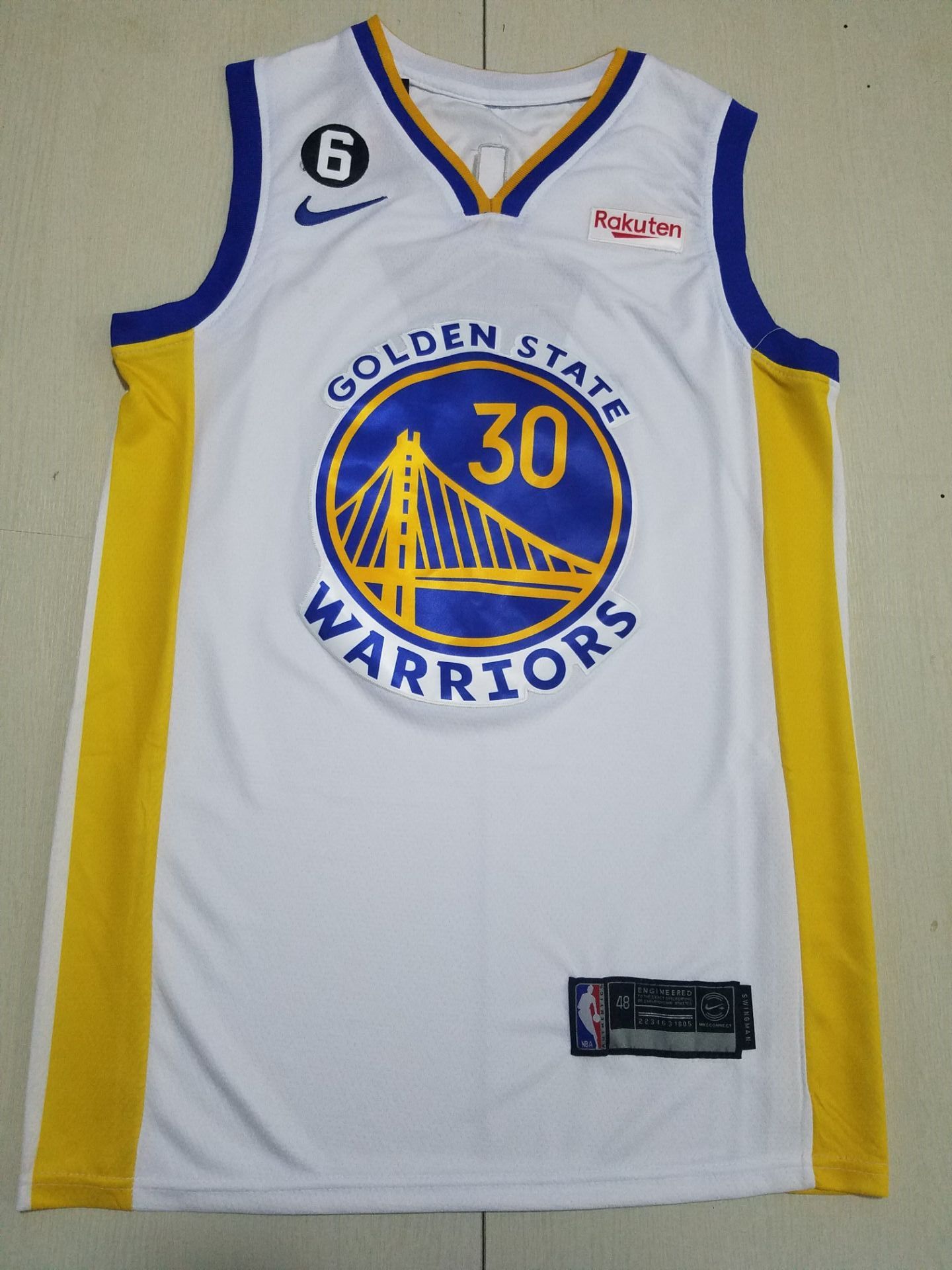 Men Golden State Warriors #30 Curry White Nike 2022 NBA Jersey->golden state warriors->NBA Jersey